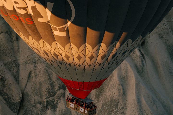 Vol en montgolfière au-dessus des vallées uniques et des cheminées de fées de la Cappadoce au lever du soleil, photo 7 | wizardtrip