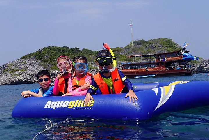 Lyxyachttur som utforskar Ang Thong Marine Park, Thailand, med kajak och snorkling, foto 6 | wizardtrip