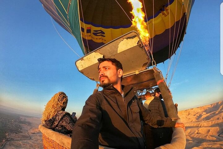 ルクソール上空の日の出熱気球フライト、古代神殿とナイル川の景観、写真7 | wizardtrip