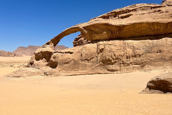 Full day tour from Amman to Petra and Wadi Rum, featuring ancient Nabataean architecture and desert landscapes, photo 19 | wizardtrip