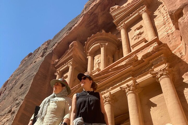 Full day tour from Amman to Petra and Wadi Rum, featuring ancient Nabataean architecture and desert landscapes, photo 22 | wizardtrip