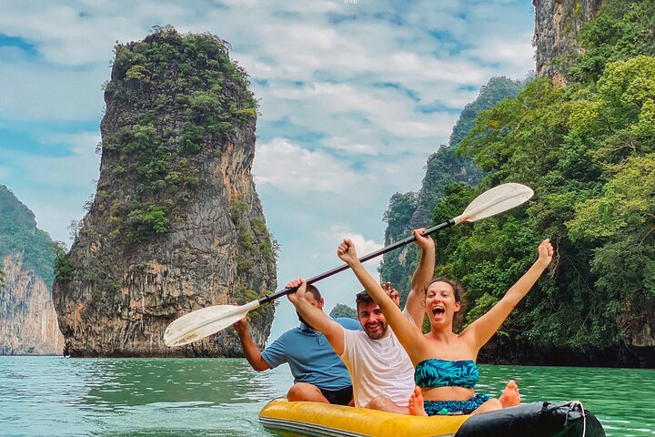 Kajakavontuur door grotten en lagunes naar James Bond Eiland in Phuket, Thailand, foto 7 | wizardtrip