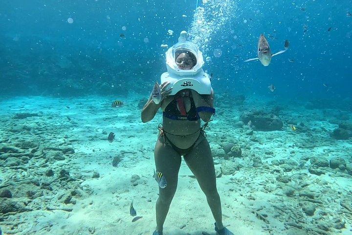 Ervaar een onderwater helmwandeling op de oceaanbodem in Curaçao en observeer het zeeleven, foto 7 | wizardtrip