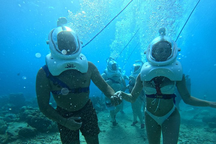 Ervaar een onderwater helmwandeling op de oceaanbodem in Curaçao en observeer het zeeleven, foto 10 | wizardtrip