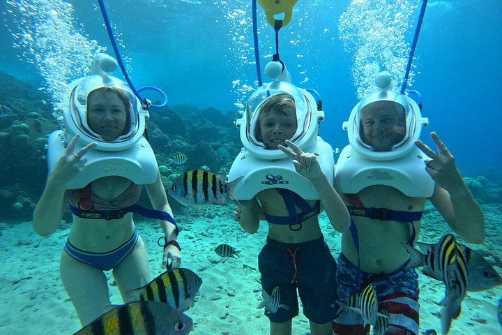 Ervaar een onderwater helmwandeling op de oceaanbodem in Curaçao en observeer het zeeleven, foto 12 | wizardtrip