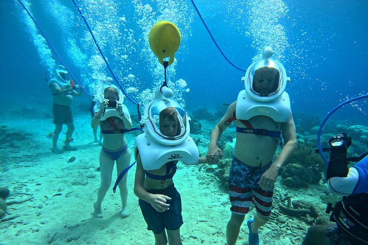 Ervaar een onderwater helmwandeling op de oceaanbodem in Curaçao en observeer het zeeleven, foto 13 | wizardtrip