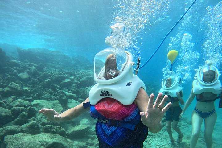 Ervaar een onderwater helmwandeling op de oceaanbodem in Curaçao en observeer het zeeleven, foto 14 | wizardtrip