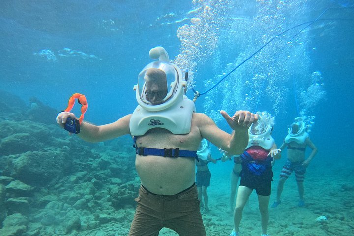 Ervaar een onderwater helmwandeling op de oceaanbodem in Curaçao en observeer het zeeleven, foto 17 | wizardtrip