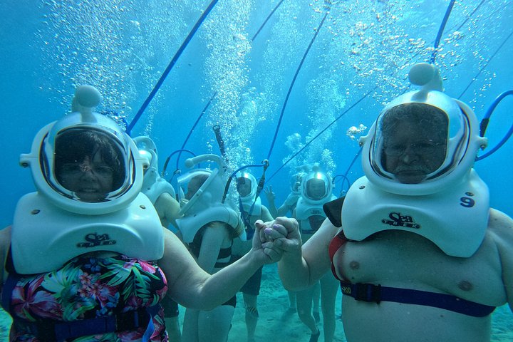 Ervaar een onderwater helmwandeling op de oceaanbodem in Curaçao en observeer het zeeleven, foto 26 | wizardtrip