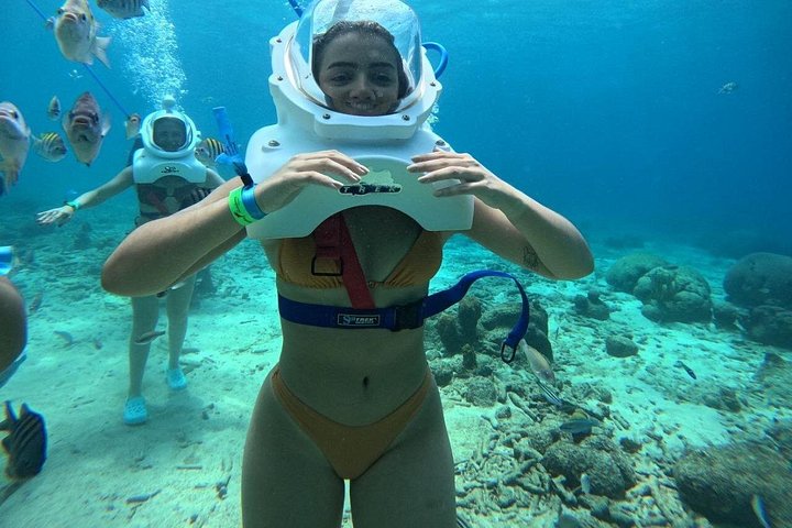 Ervaar een onderwater helmwandeling op de oceaanbodem in Curaçao en observeer het zeeleven, foto 43 | wizardtrip