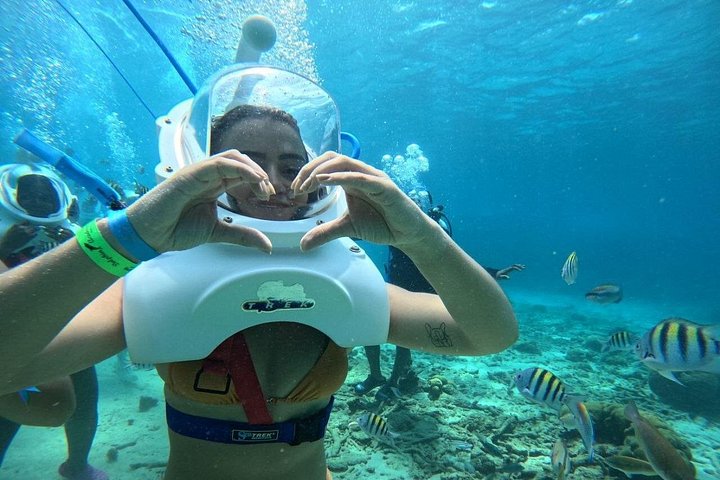 Ervaar een onderwater helmwandeling op de oceaanbodem in Curaçao en observeer het zeeleven, foto 44 | wizardtrip