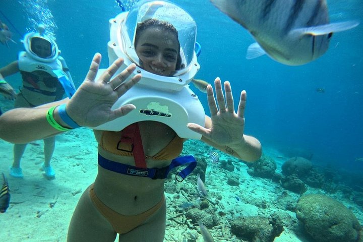 Ervaar een onderwater helmwandeling op de oceaanbodem in Curaçao en observeer het zeeleven, foto 46 | wizardtrip