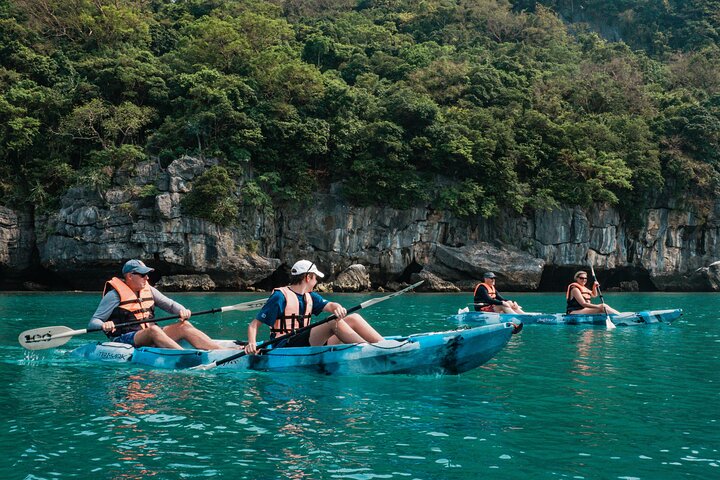 VIP-tur i liten grupp till Angthong National Marine Park, Thailand, med kajakpaddling, snorkling och fantastisk utsikt över lagunen, foto 9 | wizardtrip