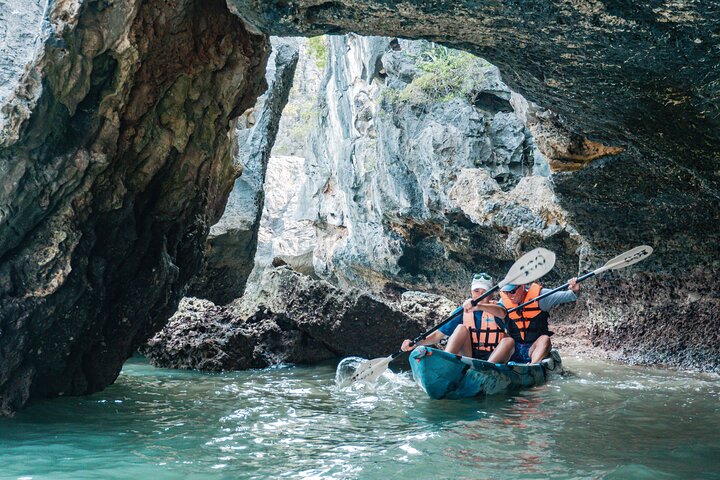 VIP-tur i liten grupp till Angthong National Marine Park, Thailand, med kajakpaddling, snorkling och fantastisk utsikt över lagunen, foto 10 | wizardtrip