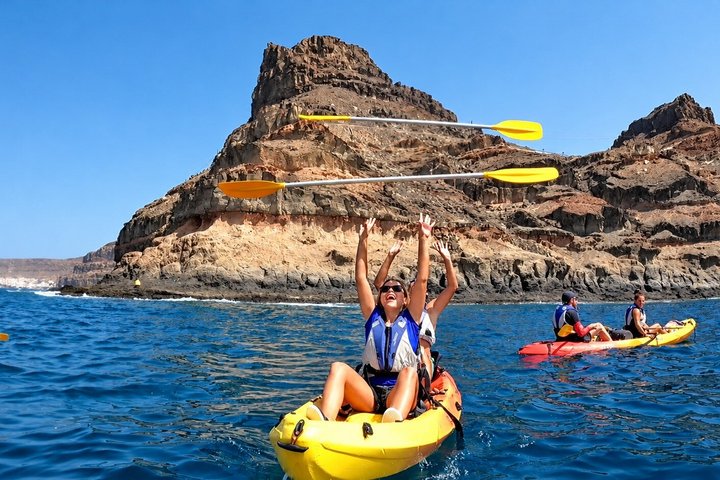 Kajakk- og snorklingseventyr som utforsker grotter langs kysten av Gran Canaria, foto 7 | wizardtrip