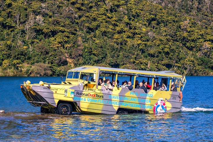 Rotorua Duck Boat Guided City and Lakes Tour | wizardtrip