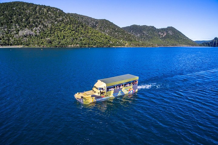 水陸両用ダックボートツアーで、ロトルアの湖、地熱地帯、市内のランドマークを巡ります、写真7 | wizardtrip