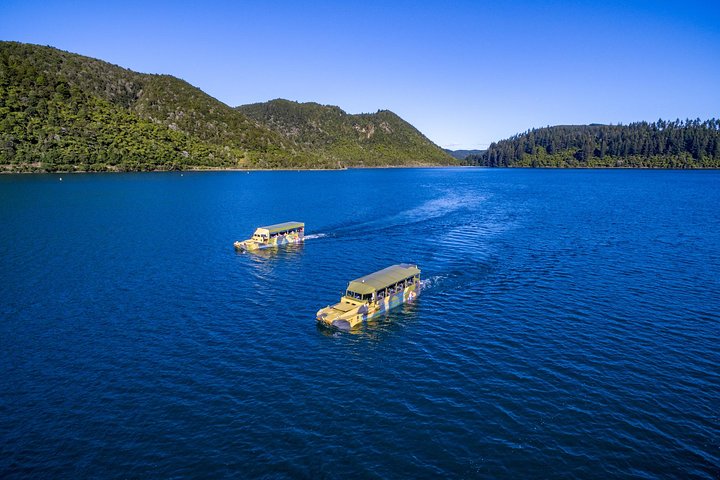 水陸両用ダックボートツアーで、ロトルアの湖、地熱地帯、市内のランドマークを巡ります、写真10 | wizardtrip