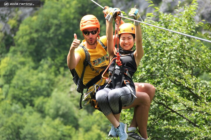 Erleben Sie den Nervenkitzel des Ziplinens durch den malerischen Učja Canyon in Bovec, Slowenien, Foto 9 | wizardtrip