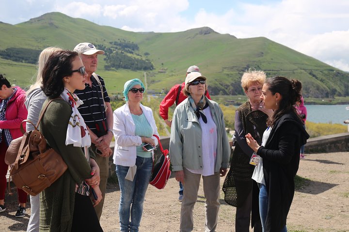 Group tour exploring Garni pagan temple, Geghard monastery, Lake Sevan, and Sevanavank in Armenia, photo 15 | wizardtrip