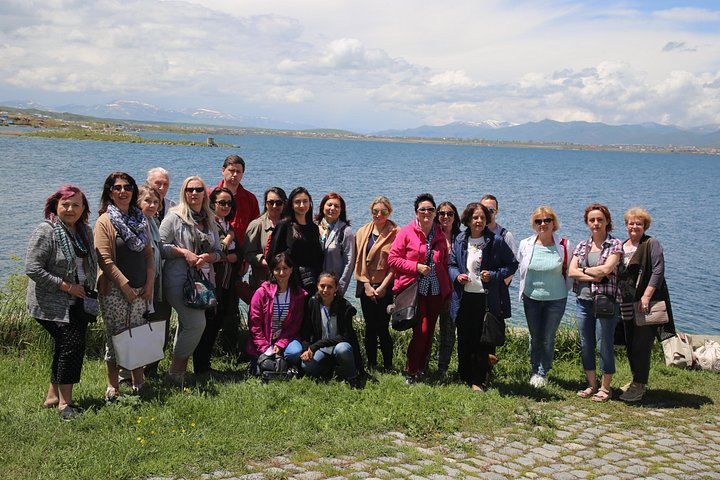 Group tour exploring Garni pagan temple, Geghard monastery, Lake Sevan, and Sevanavank in Armenia, photo 17 | wizardtrip
