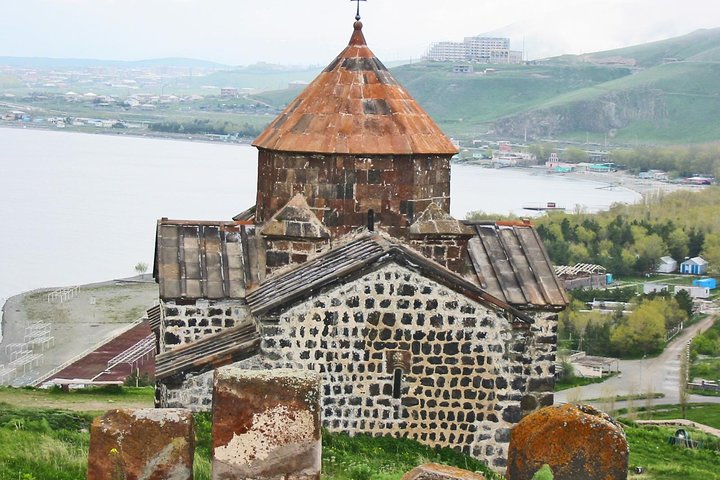 Group tour exploring Garni pagan temple, Geghard monastery, Lake Sevan, and Sevanavank in Armenia, photo 18 | wizardtrip