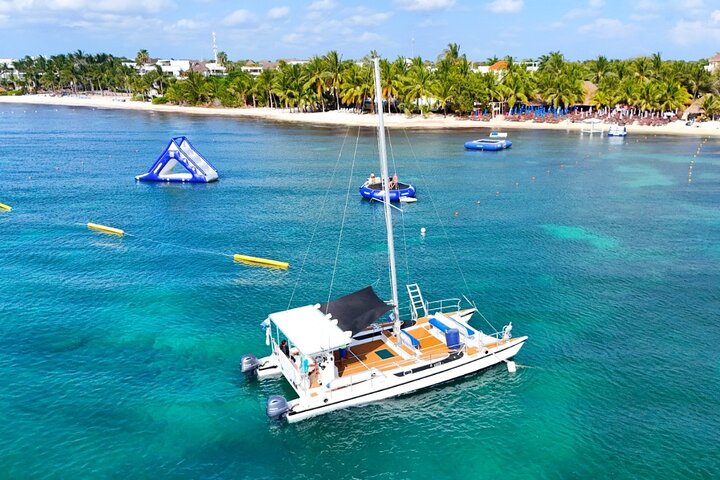 Luksus katamaran snorklingstur i Cozumel, Mexico, besøger Turtle Sanctuary og El Cielo, foto 19 | wizardtrip
