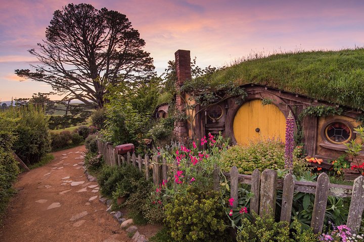 Experimenta la magia del Hobbiton Movie Set en un tour de un día desde Auckland, con Hobbit Holes y paisajes pintorescos, foto 7 | wizardtrip