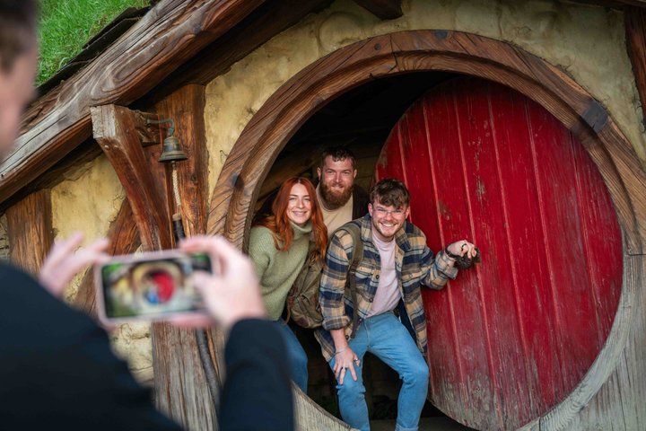 Kleingruppentour von Auckland zum Hobbiton Movie Set und den Waitomo Glowworm Caves, Foto 15 | wizardtrip