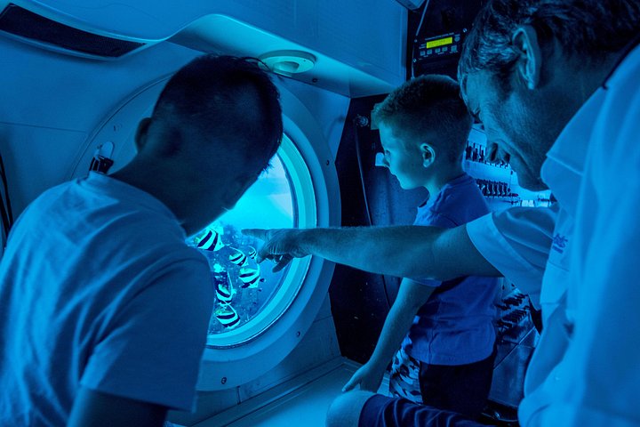 Atlantis submarine exploring vibrant coral reefs and marine life off the Kona coast, Big Island, Hawaii, photo 10 | wizardtrip