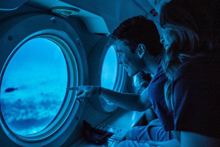 Atlantis submarine exploring vibrant coral reefs and marine life off the Kona coast, Big Island, Hawaii, photo 13 | wizardtrip