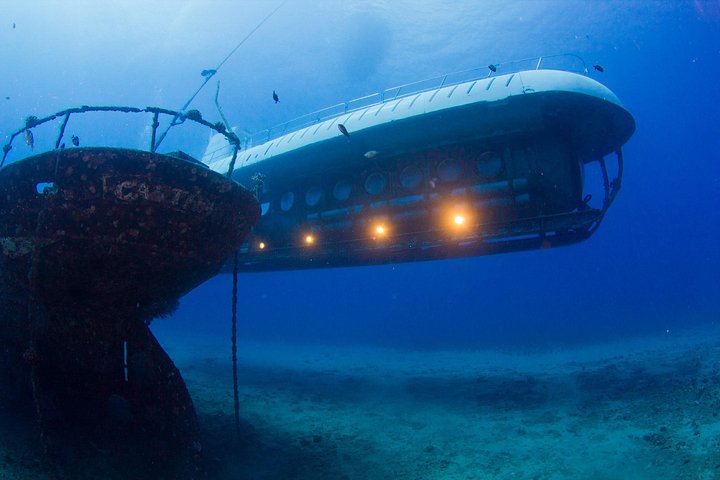 Ubåttur på Maui som utforsker undervanns marint liv og et forlist skip utenfor Lahaina, foto 9 | wizardtrip