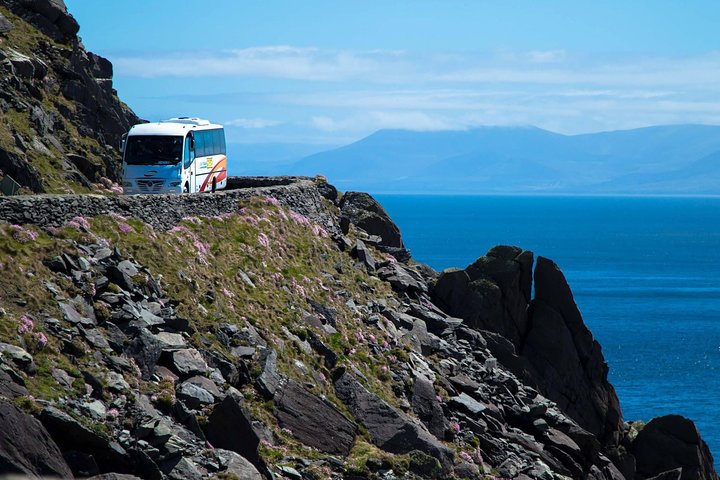 Naturskjønn utsikt over Dingle-halvøya, Slea Head Drive og Inch Beach i Killarney, Irland, foto 6 | wizardtrip