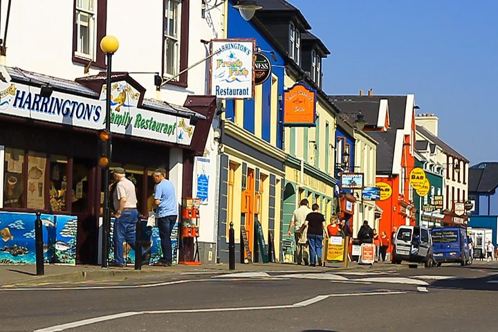 Naturskjønn utsikt over Dingle-halvøya, Slea Head Drive og Inch Beach i Killarney, Irland, foto 20 | wizardtrip