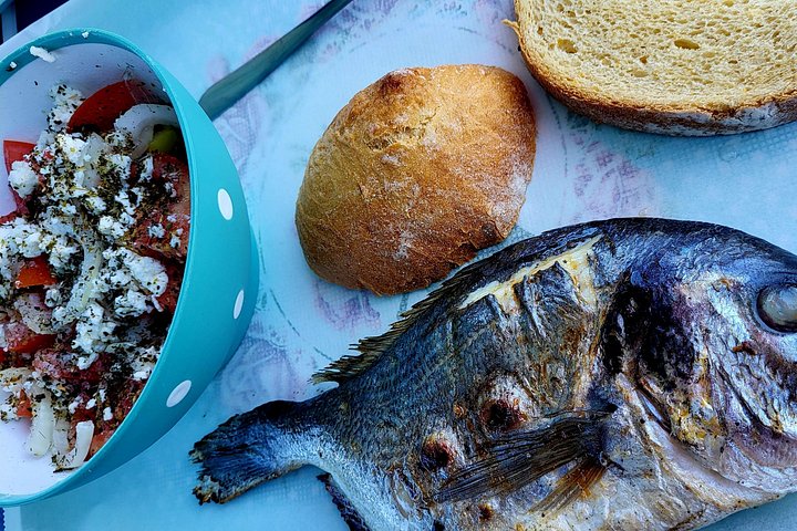 Excursión en barco de pesca tradicional en Rodas, Grecia, con pesca, natación y barbacoa a bordo, foto 49 | wizardtrip