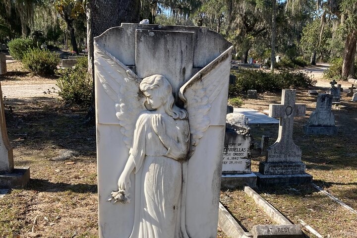 Tour guiado de carrinho de golfe pelo histórico e belo Cemitério Bonaventure em Savannah, foto 12 | wizardtrip
