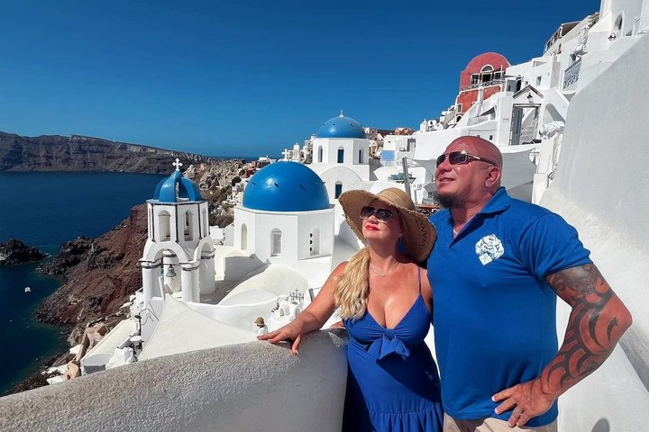 Visite privée personnalisable de Santorin avec chauffeur-guide local | wizardtrip