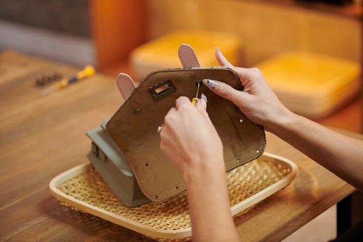 Taller práctico en Edimburgo para crear un bolso Harris Tweed® personalizado, foto 6 | wizardtrip
