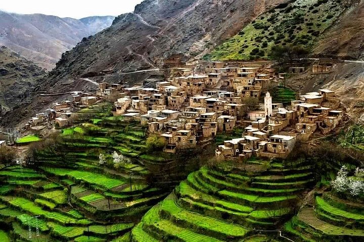 Day trip to the Atlas Mountains from Marrakech, featuring Berber villages, waterfalls, and a camel ride, photo 1 | wizardtrip