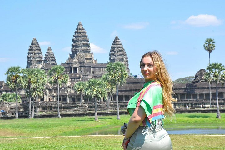 Privater Taxitransfer vom Flughafen Siem Reap zum Hotel mit Willkommensschild, Foto 14 | wizardtrip