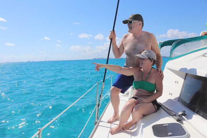All-inclusive katamarantur til Isla Mujeres, med snorkling, buffet og fantastisk utsikt over Karibia fra Cancun, foto 23 | wizardtrip