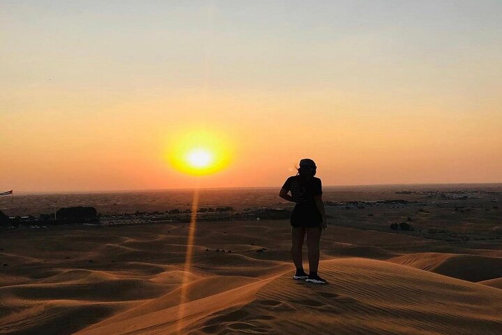 Experience a Dubai desert safari with dune bashing, camel rides, live shows, and BBQ dinner, photo 6 | wizardtrip
