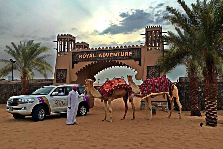 Experience a Dubai desert safari with dune bashing, camel rides, live shows, and BBQ dinner, photo 9 | wizardtrip