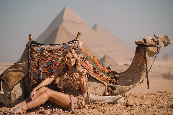 Privé VIP-tour van de Piramides van Gizeh en Sfinx met kameelrit en egyptoloog-gids in Caïro, foto 6 | wizardtrip