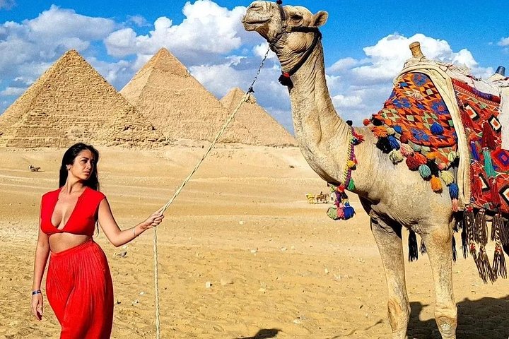 Privé VIP-tour van de Piramides van Gizeh en Sfinx met kameelrit en egyptoloog-gids in Caïro, foto 8 | wizardtrip
