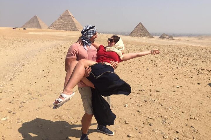 Privé VIP-tour van de Piramides van Gizeh en Sfinx met kameelrit en egyptoloog-gids in Caïro, foto 14 | wizardtrip