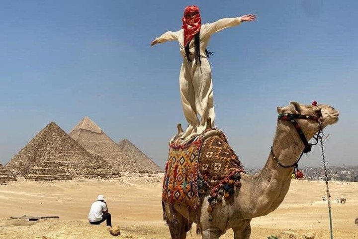Privé VIP-tour van de Piramides van Gizeh en Sfinx met kameelrit en egyptoloog-gids in Caïro, foto 15 | wizardtrip