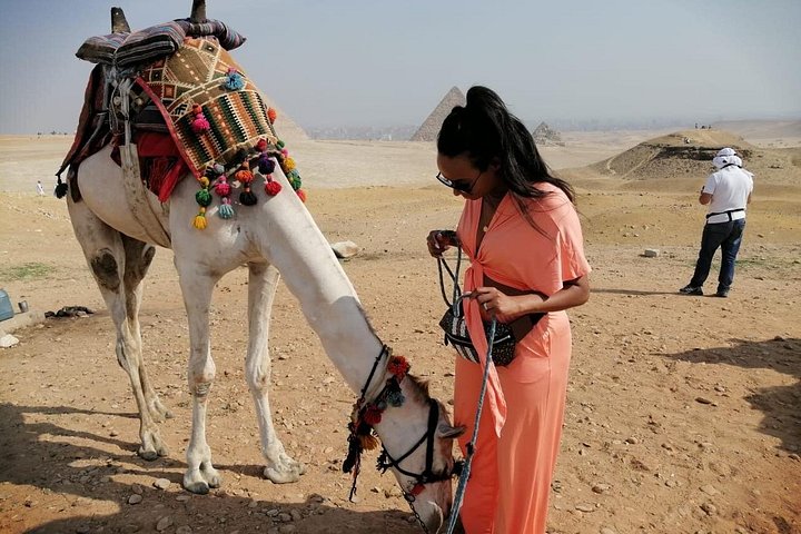 Privé VIP-tour van de Piramides van Gizeh en Sfinx met kameelrit en egyptoloog-gids in Caïro, foto 17 | wizardtrip