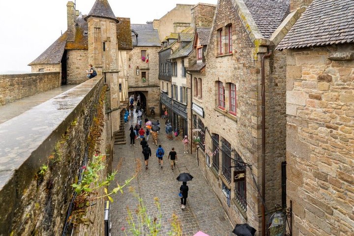 Heldagstur til den ikoniske Mont Saint-Michel ø fra Paris, med klosteret og middelalderarkitektur, foto 8 | wizardtrip
