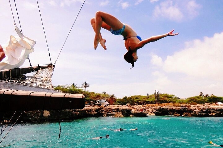 Croisière plongée avec tuba à Aruba avec bar ouvert et déjeuner sur un bateau pirate, photo 8 | wizardtrip
